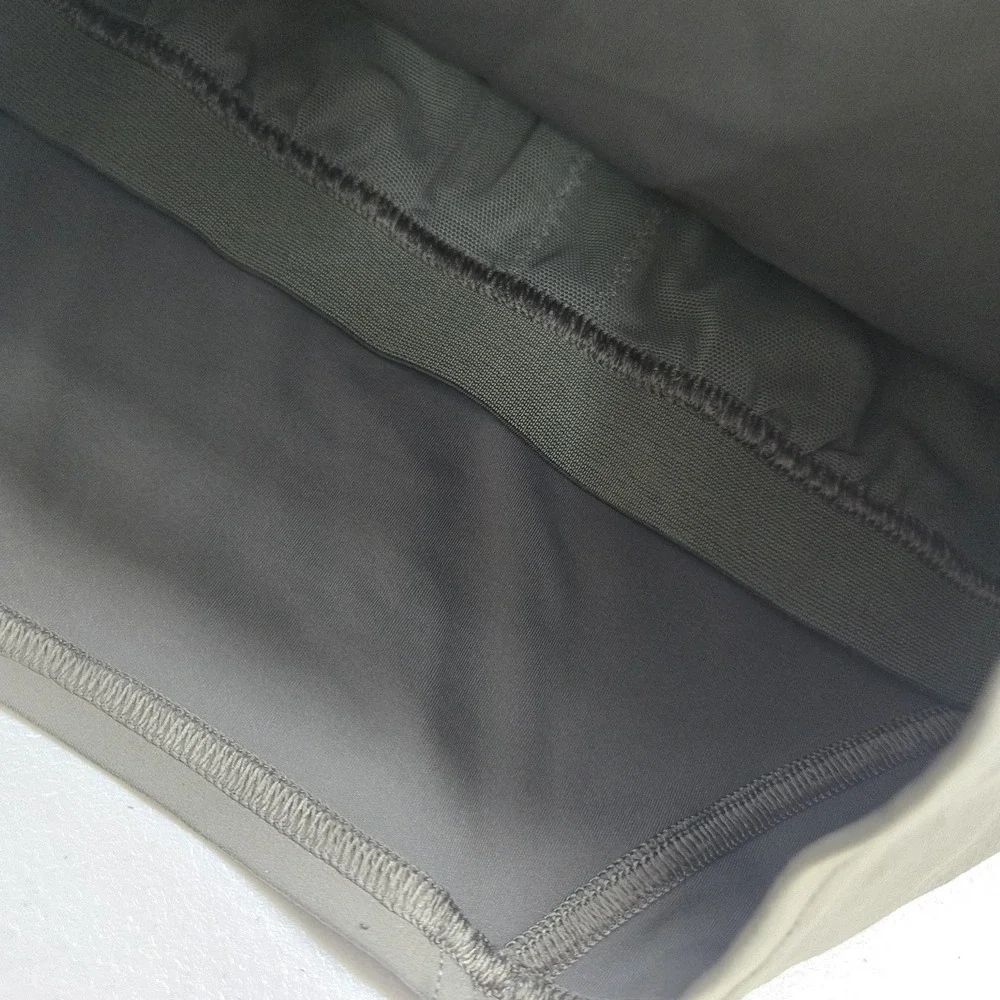 Lululemon‎ Women Active Top 2 Gray Invigorate Train Tank Wireless Racerback